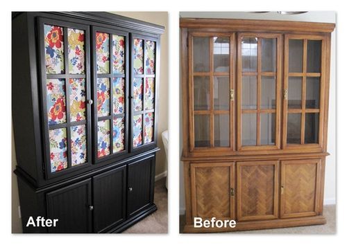 Could Replace Glass With Chicken Wire Painted Textured Wallpaper