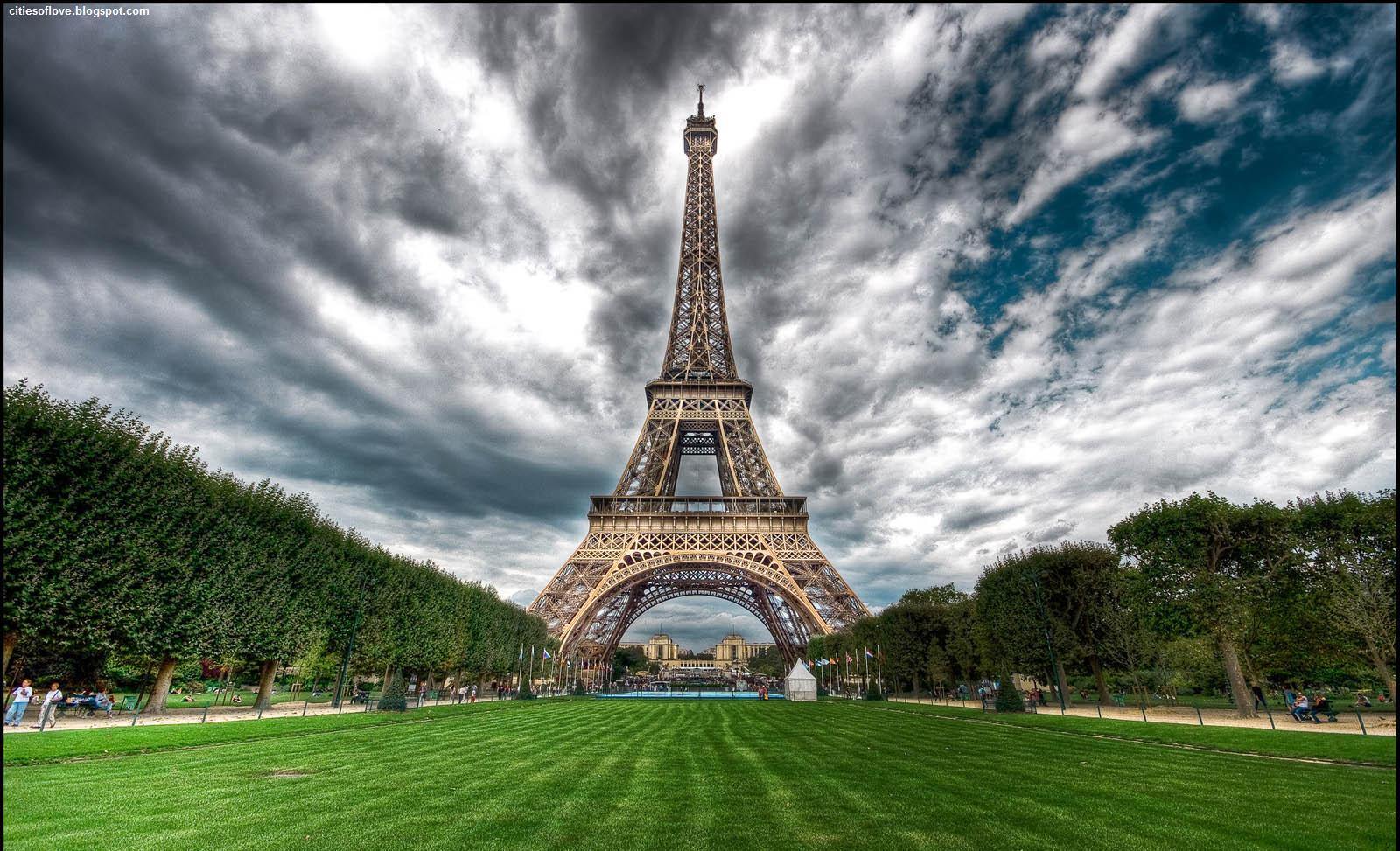 Tower France Wonderful And Magical Ambiance HD Desktop Wallpaper