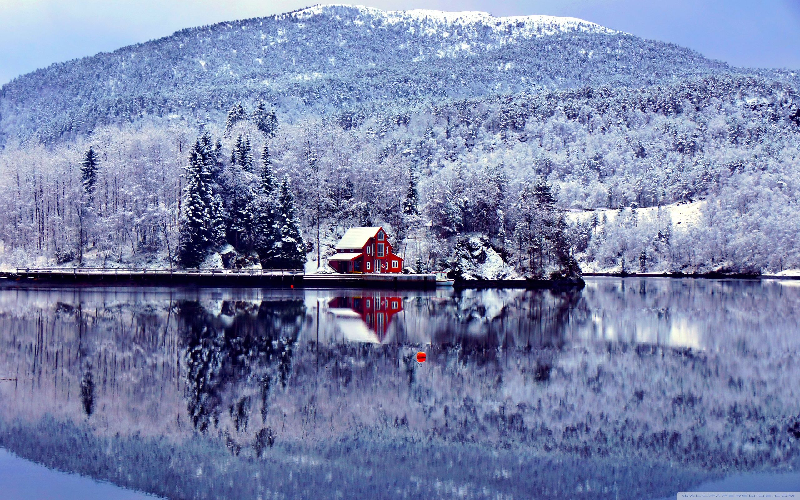 Vermont Winter Desktop Wallpaper Top