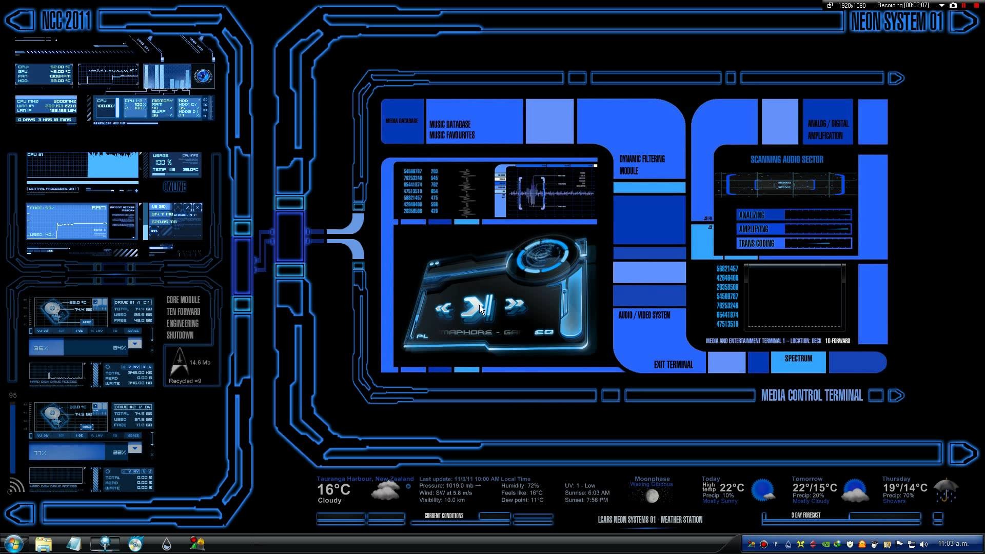 Star Trek Control Panel Wallpaper Image