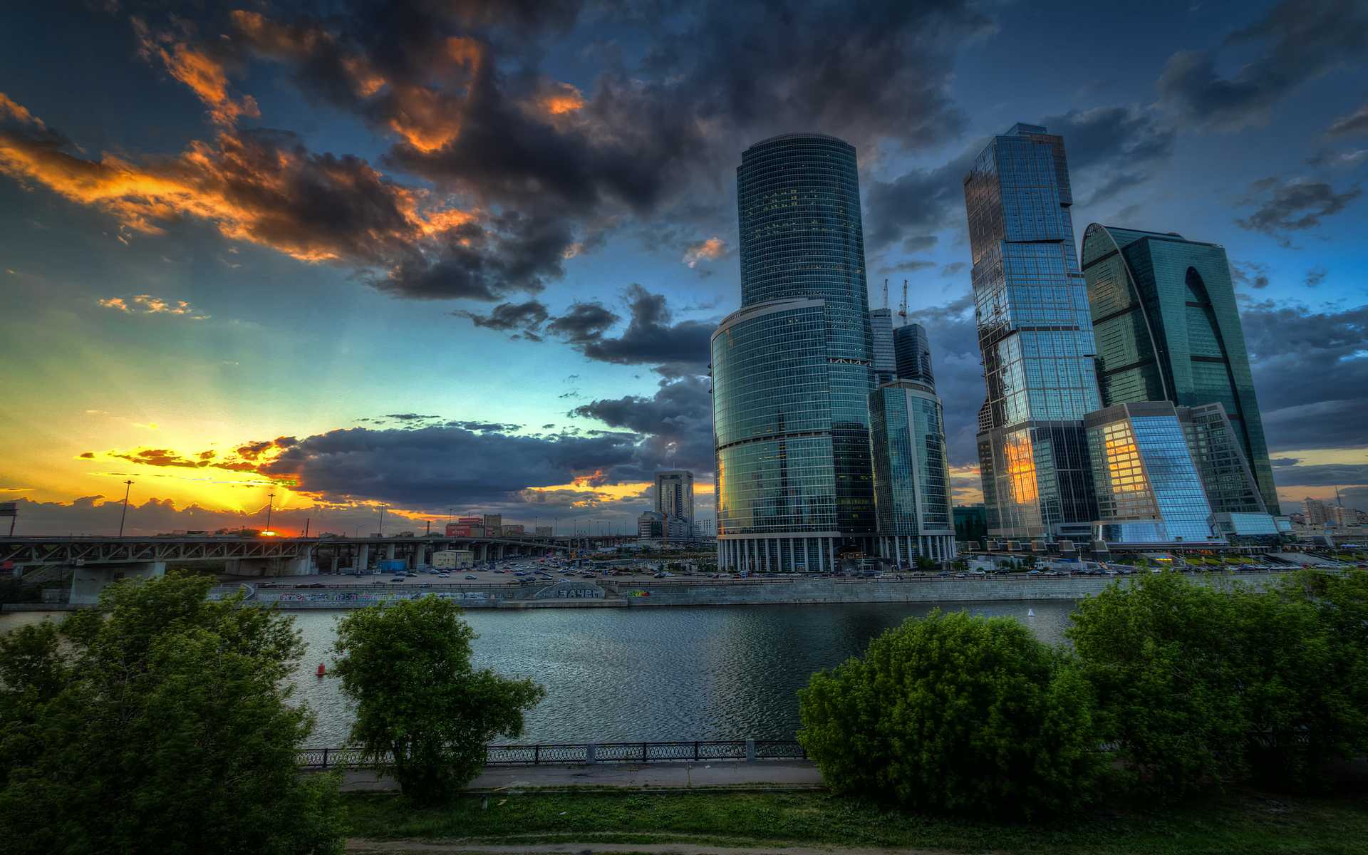 Business Center Russia Wallpaper Moscow International