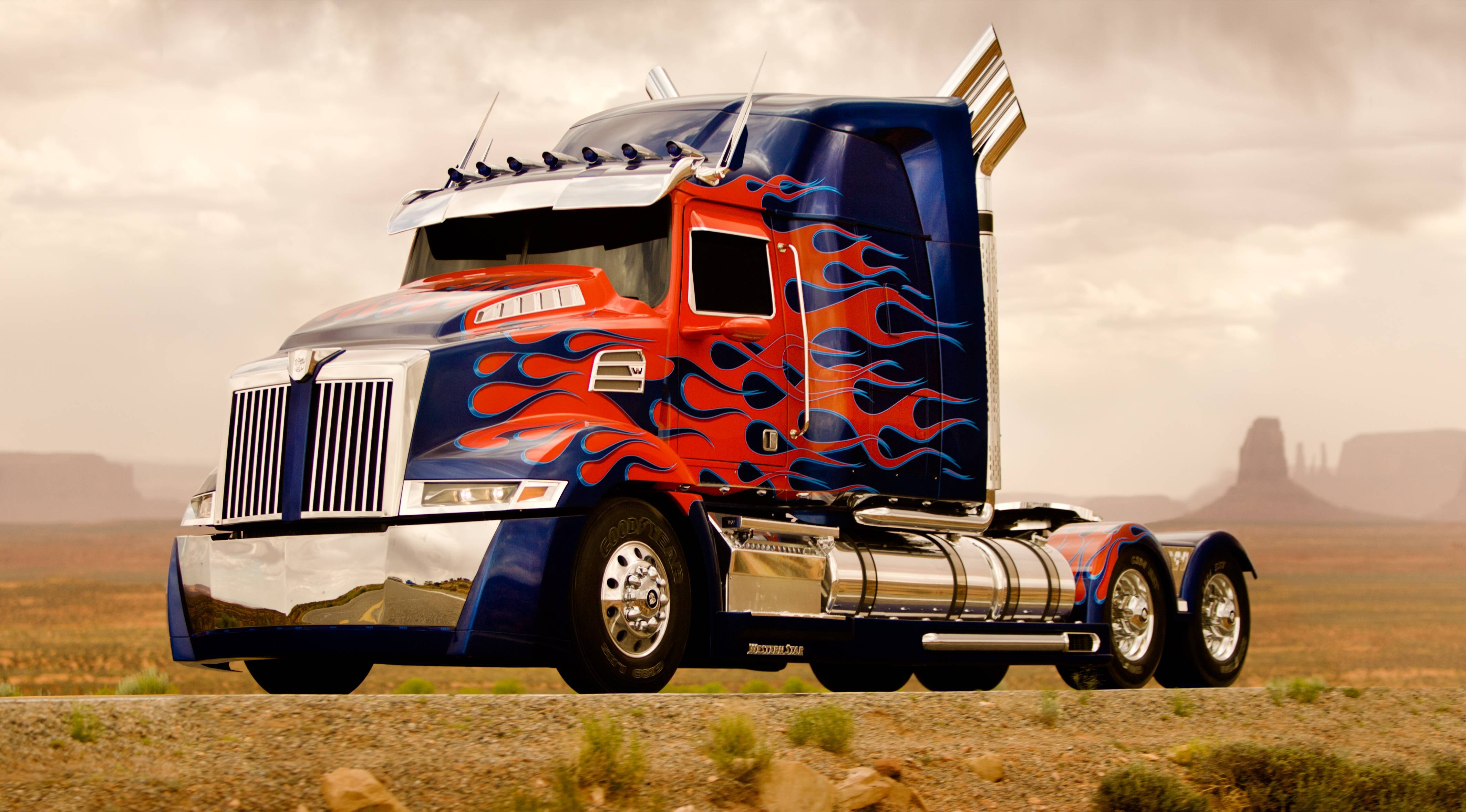 Optimus Prime Truck Wallpaper