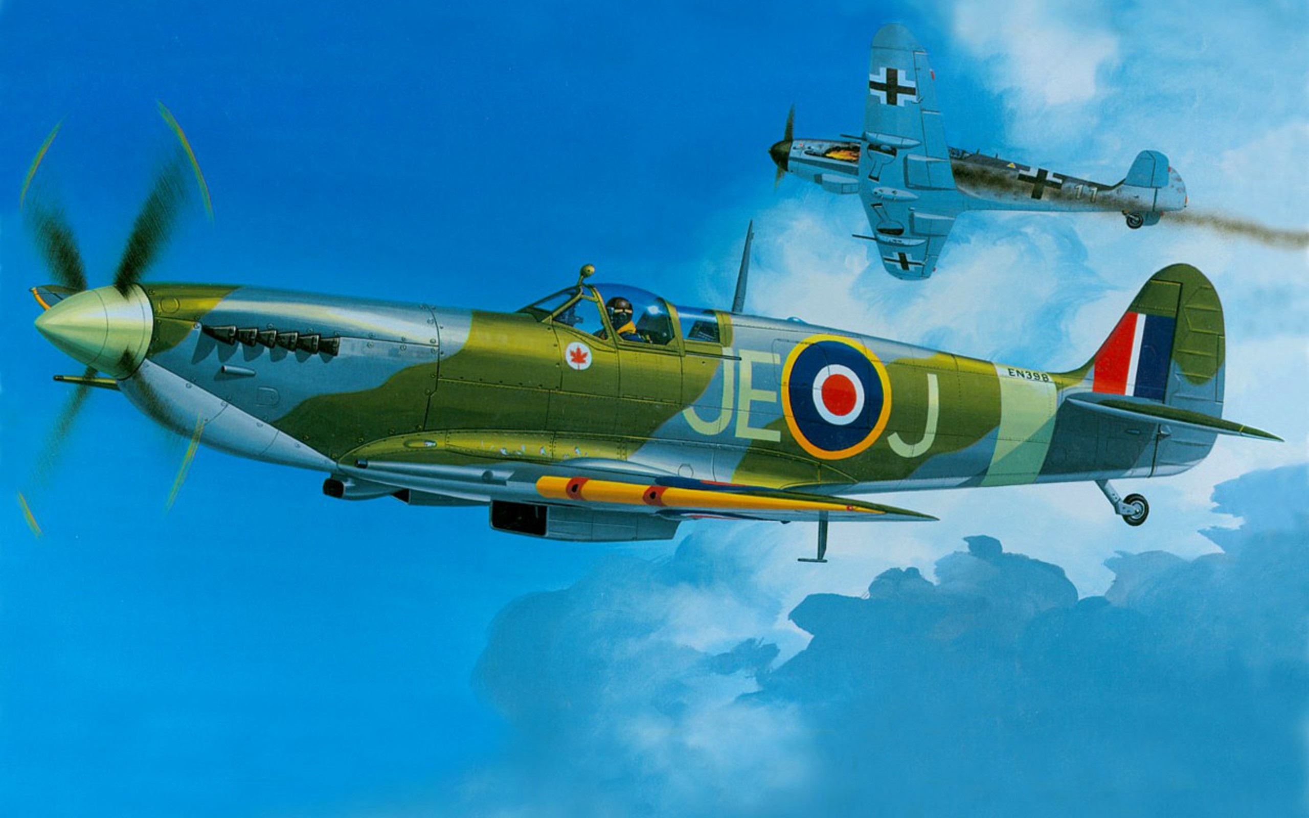 Pin Canadian Spitfire Attack HD Wallpaper Widescreen On