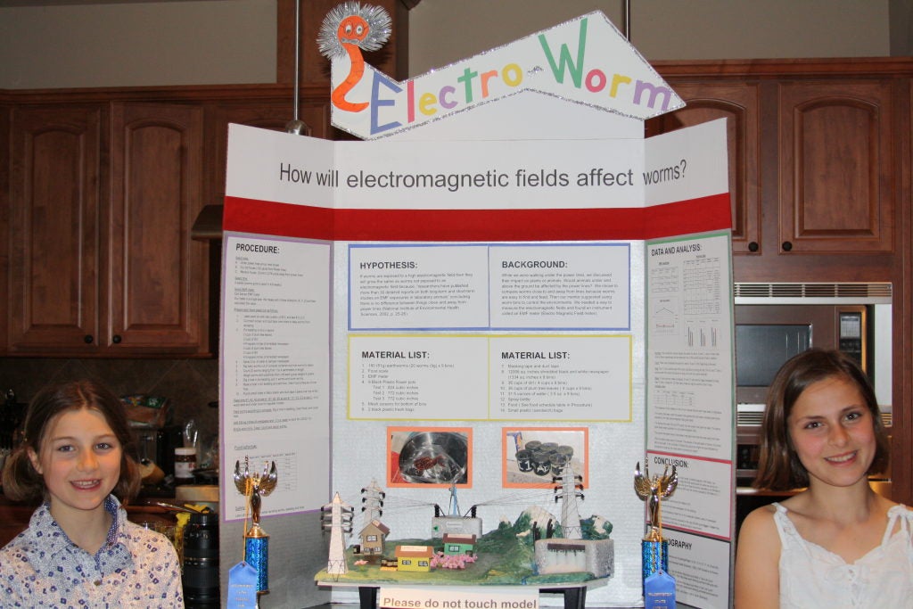 Electro Worm Project Earns Rose Hill Sisters A State Science