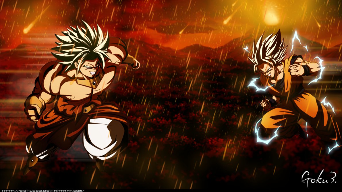 Broly Vs Goku Outburst Fury By Goku003