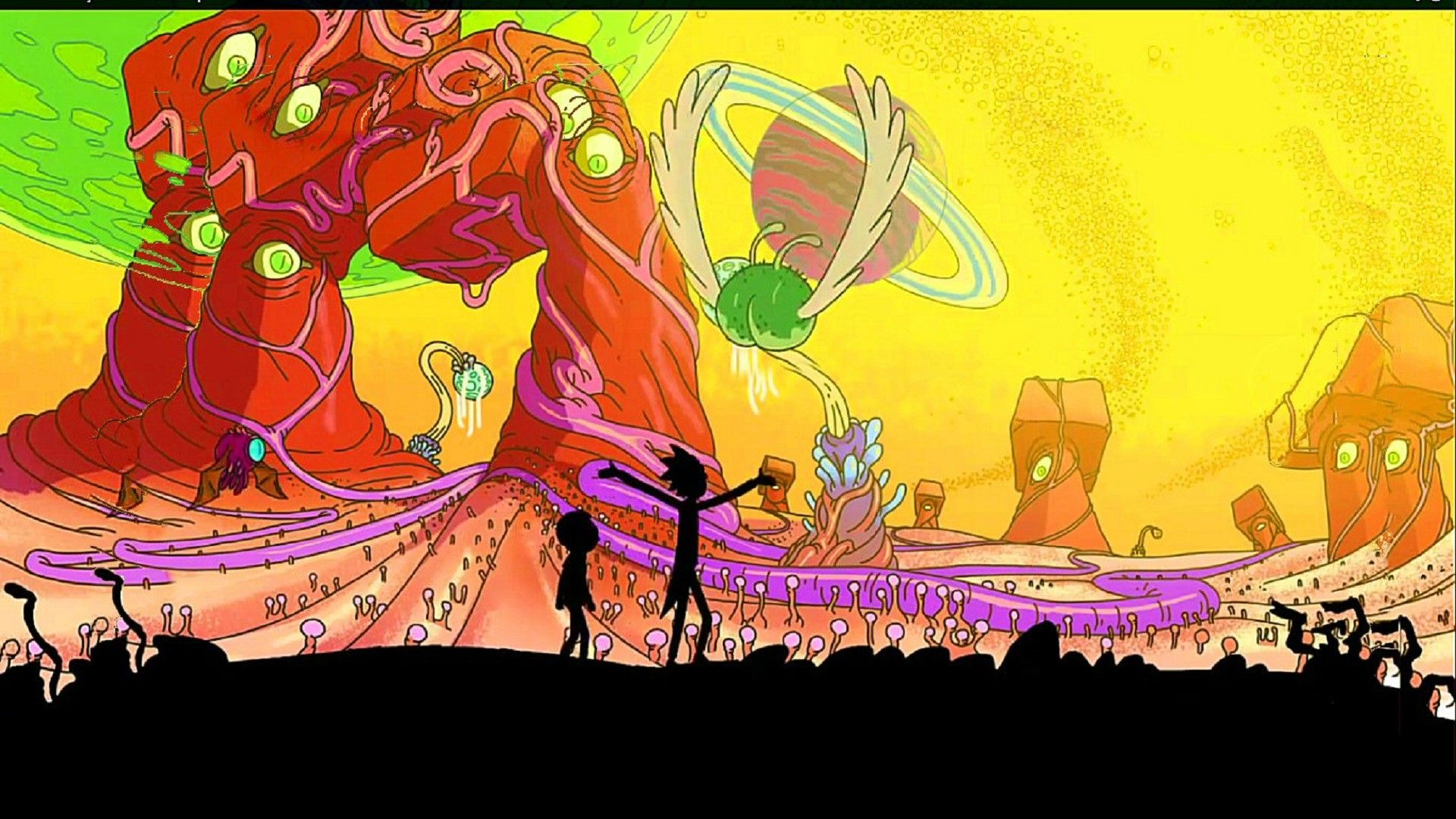 Sole Romay On Rick And Morty Wallpaper