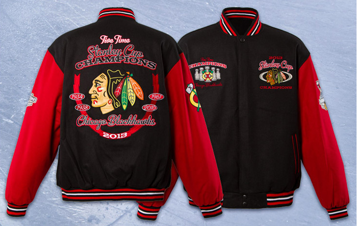 Chicago Blackhawks Nhl Stanley Cup Champions Wool Reversible