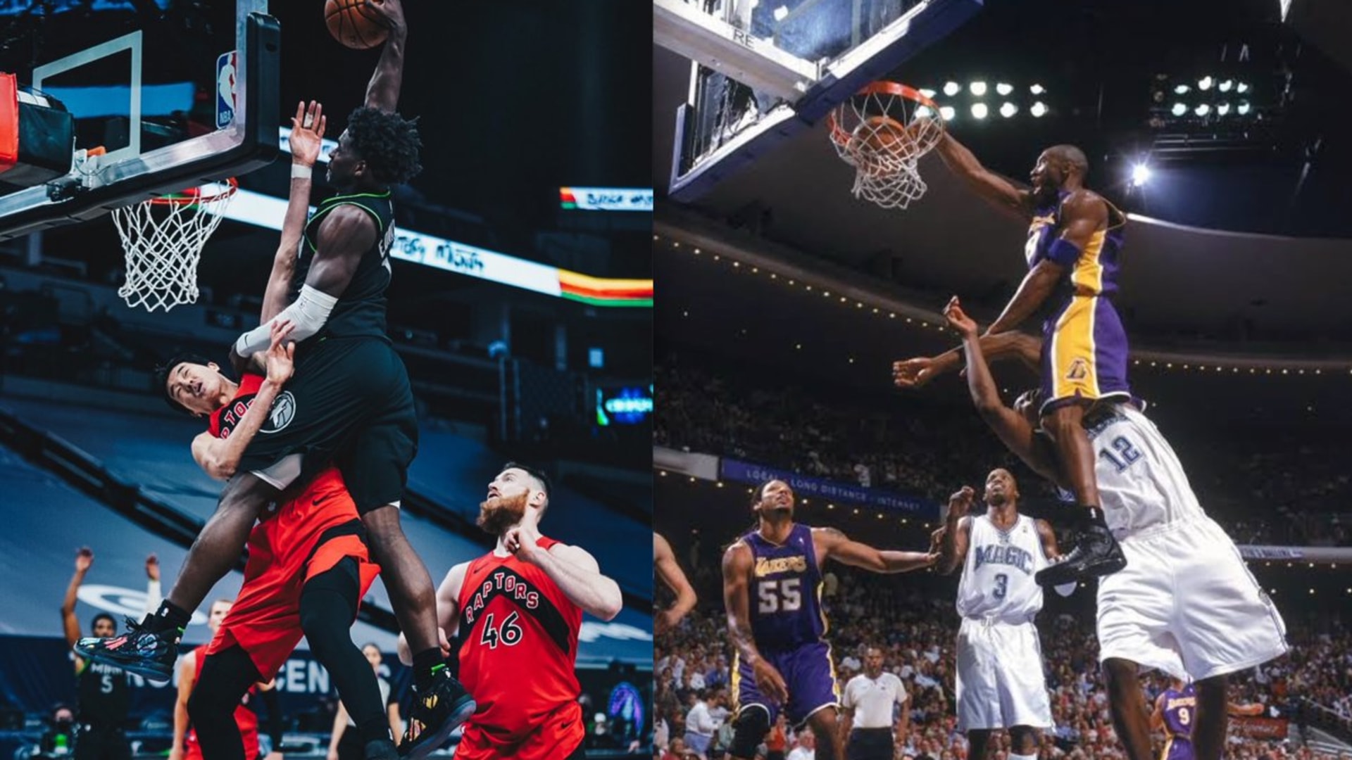 Top Tweets Anthony Edwards Poster Dunk Looks Familiar Photos