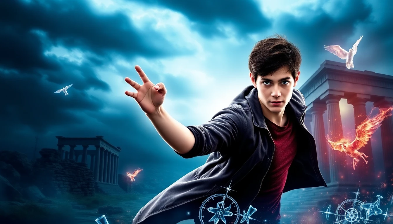 Logan Lerman As Percy Jackson Wallpaper