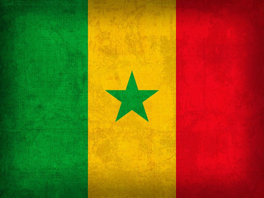Wallpaper Flag Of Senegal Africa 4k Leather Texture