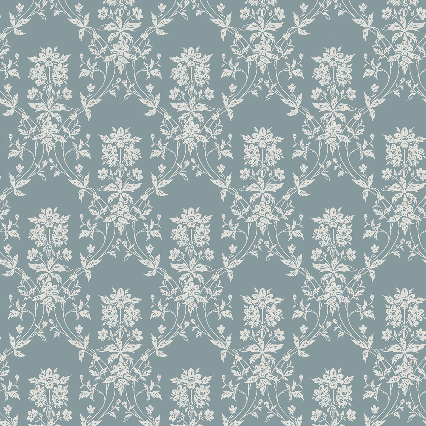 Alva Indigo Blue Sandberg Wallpaper