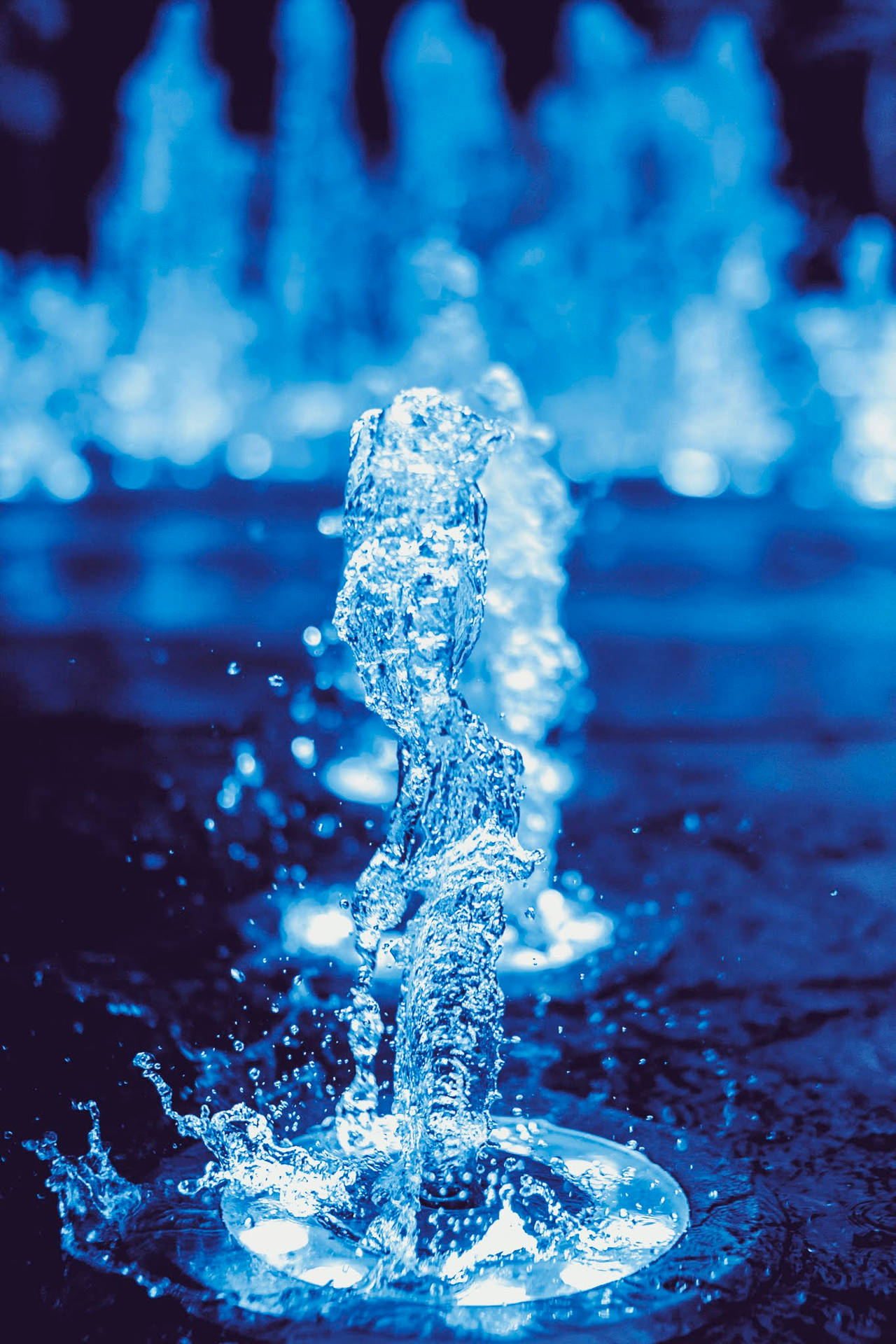 HD Nature Phone Water Fountain Wallpaper