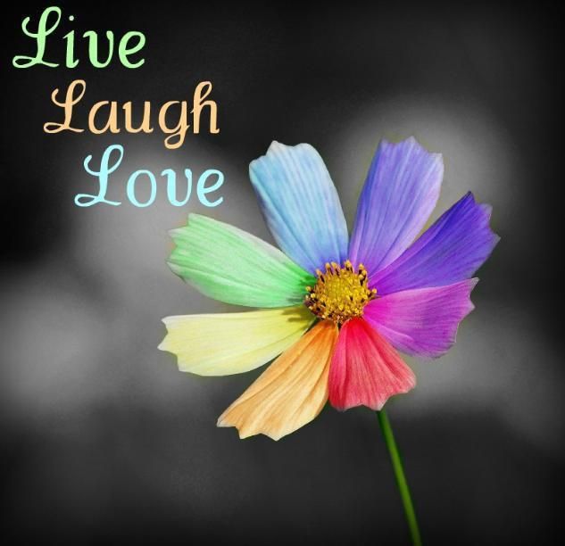 Live Laugh Love Neon Background Wallpaper