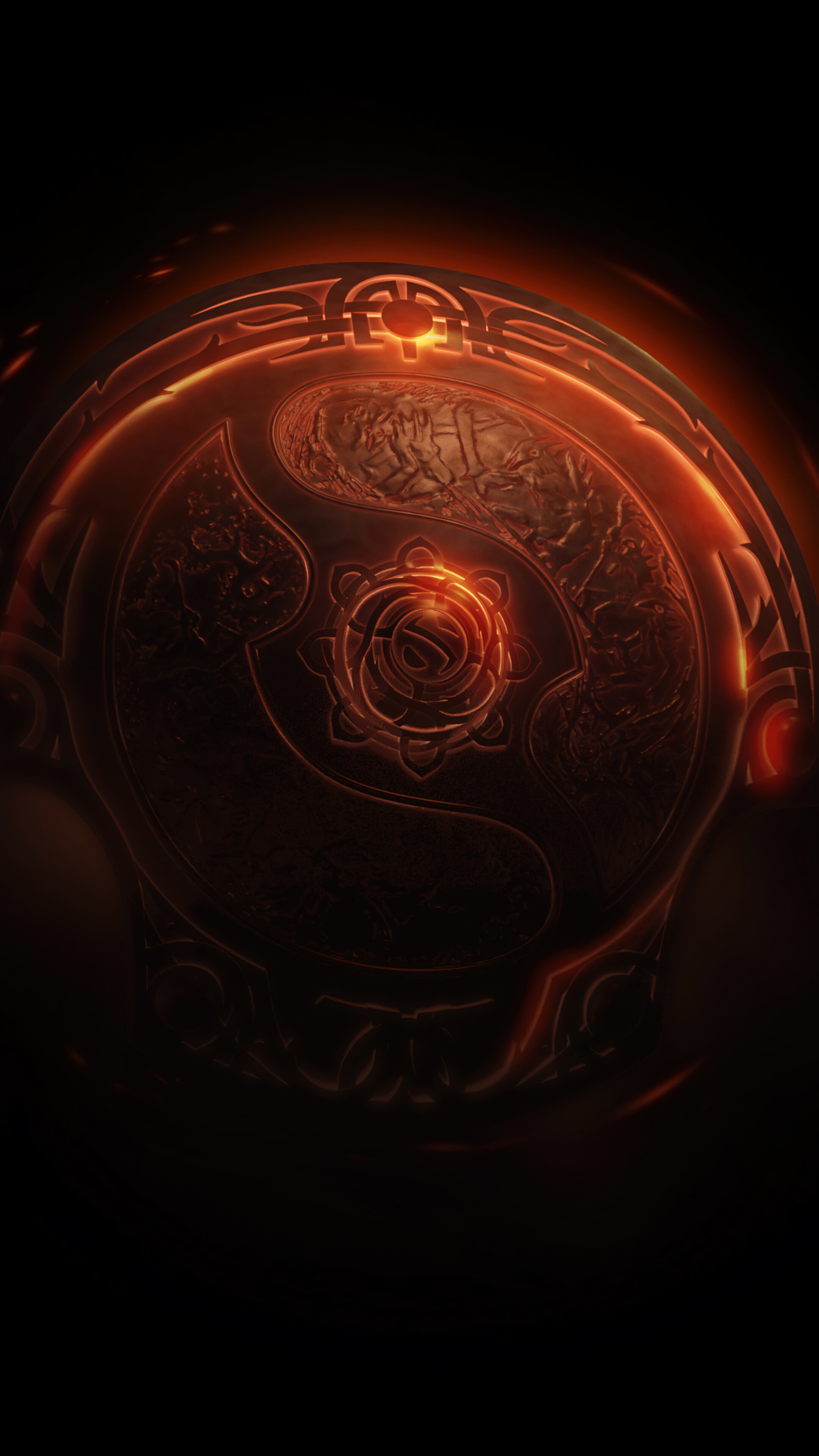 Dota Logo Wallpaper For iPhone
