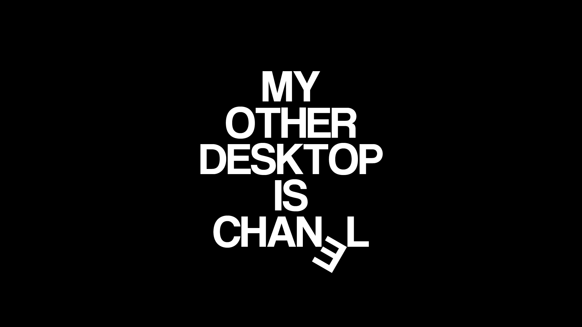 My Other Desktop Is Chanel Gabrille Coco Chanel Paris Pinter 1920x1080
