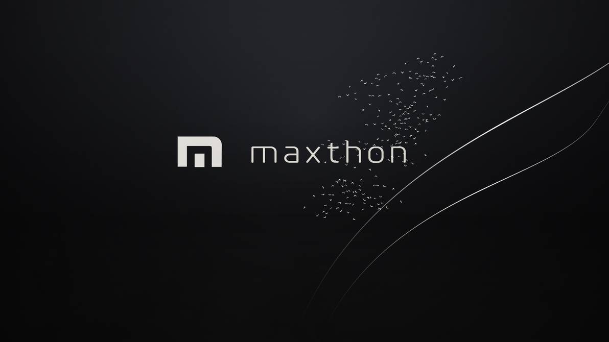 Maxthon Browser Wallpaper Black Version By Klamek97