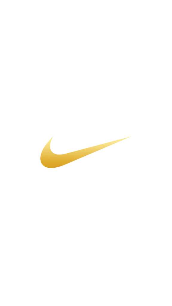 Gold Nike Logo Wallpaper iPhone 3d
