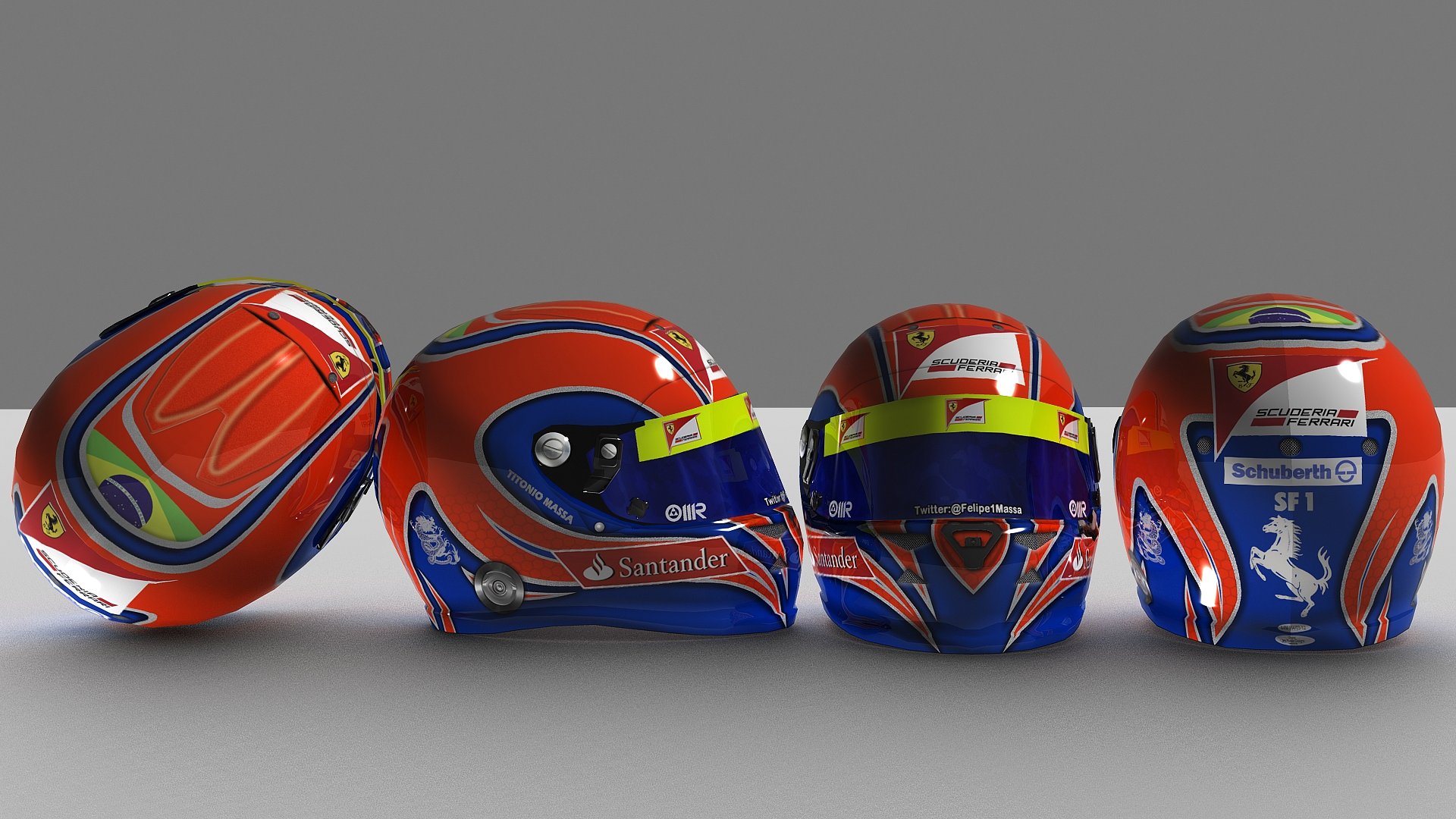 Felipe Massa Helmet Wallpaper