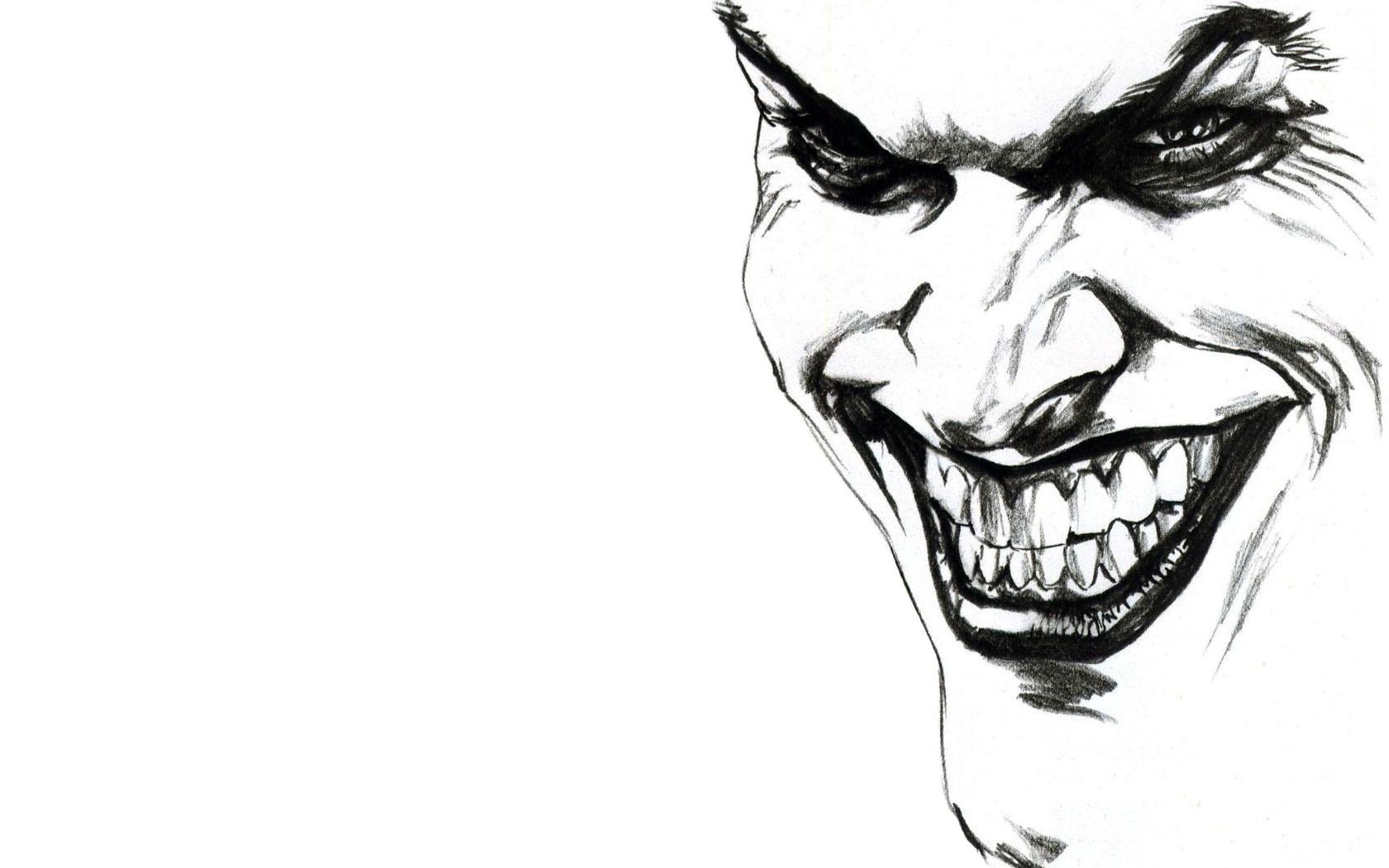 Ics Batman Joker Wallpaper Sketch Drawings Sketches