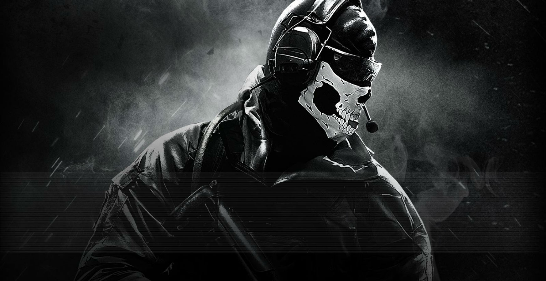 Ghosts Military Warrior Soldier Weapon Gun Dark Skull Mask Wallpaper