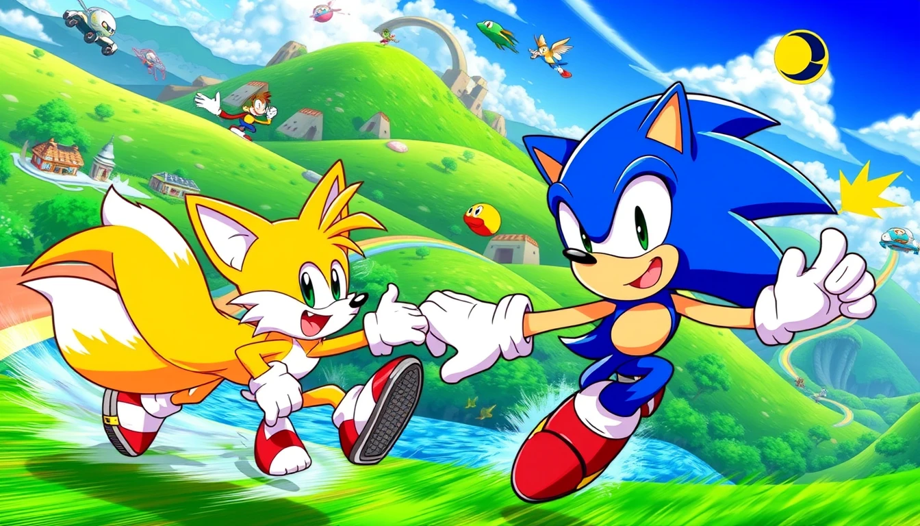 Sonic And Tails Wallpaper