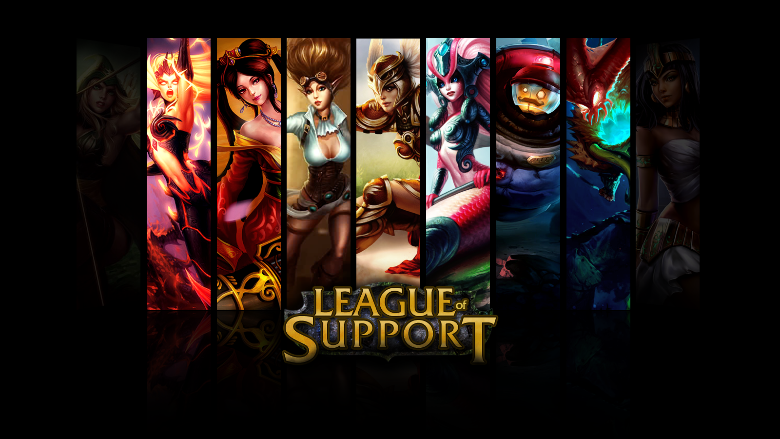 League Of Legends Support Wallpaper League of support wallpaper by