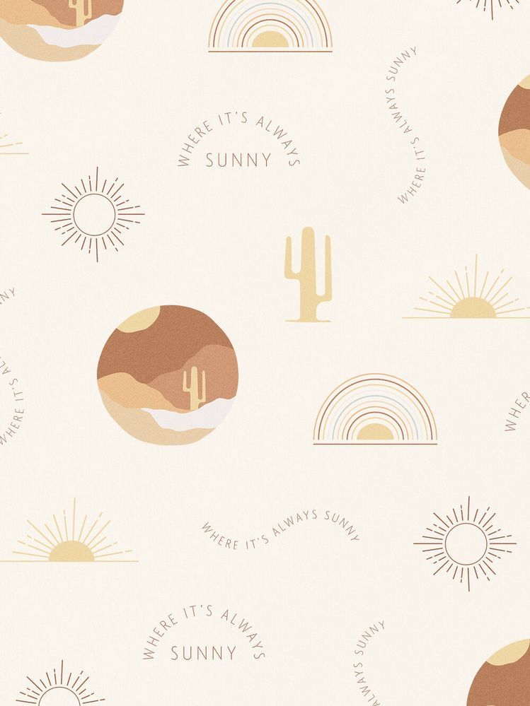 Desert And Sun Wallpaper