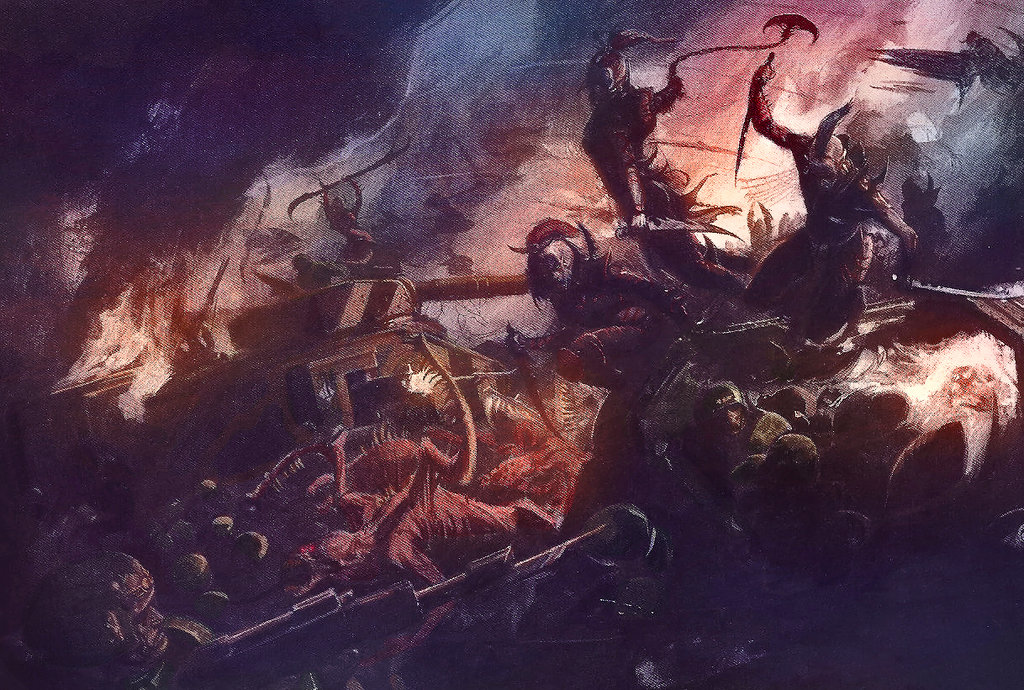 Wallpaper Warhammer 40k Space Marines Artwork Dark