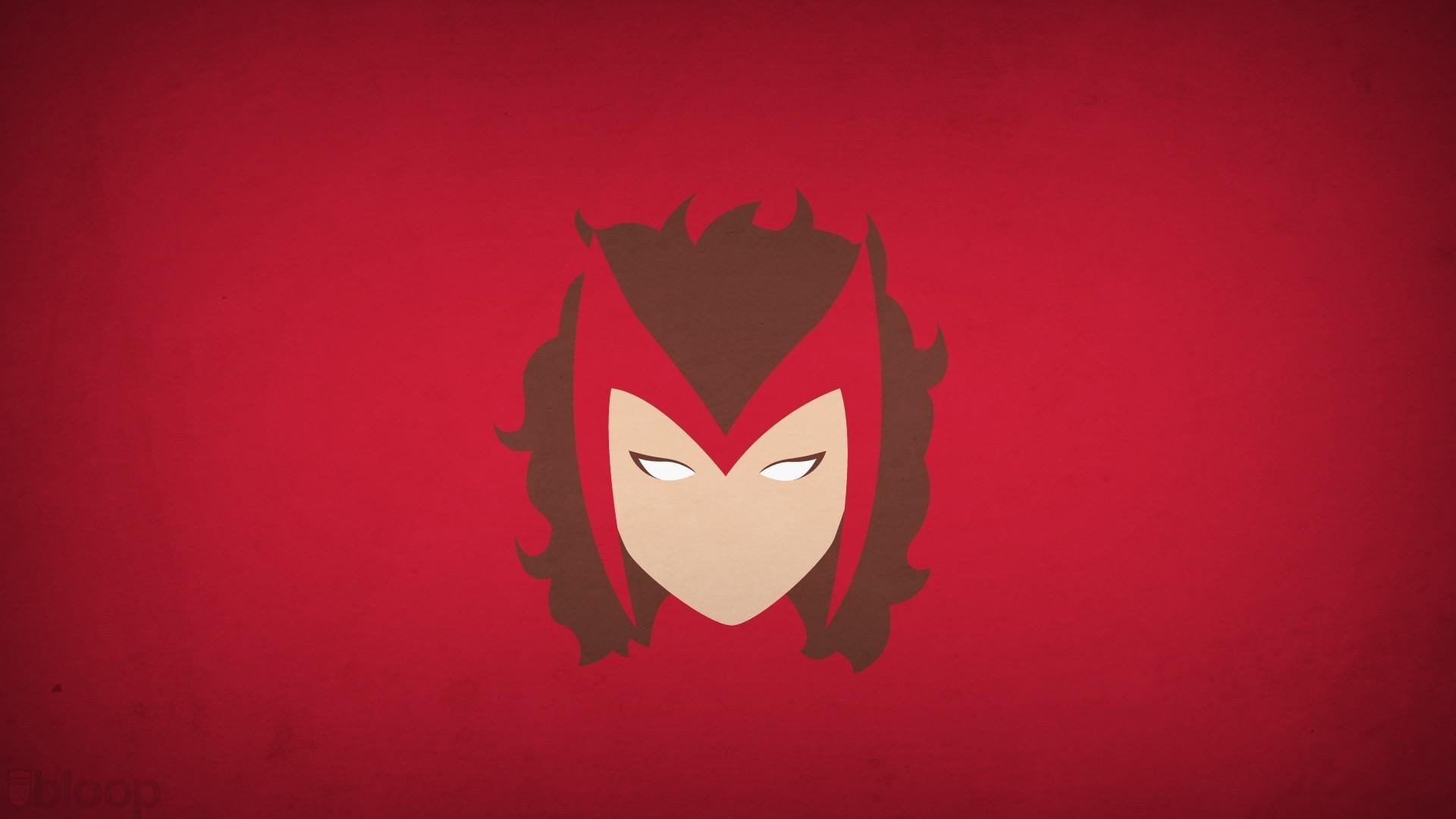  marvel comics scarlet witch red background blo0p wallpaper 9972