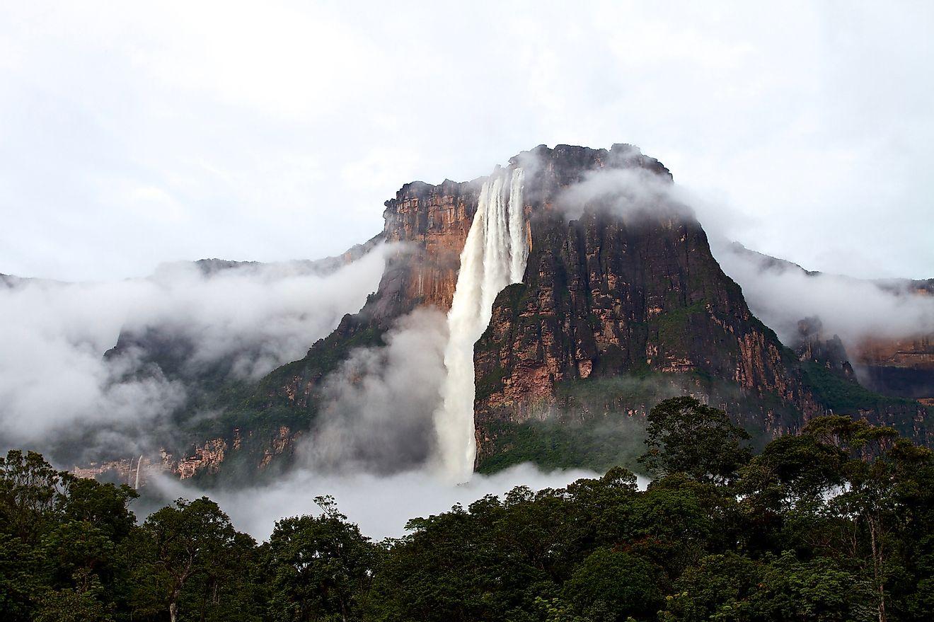 Angel Falls The World S Tallest Waterfall Worldatlas