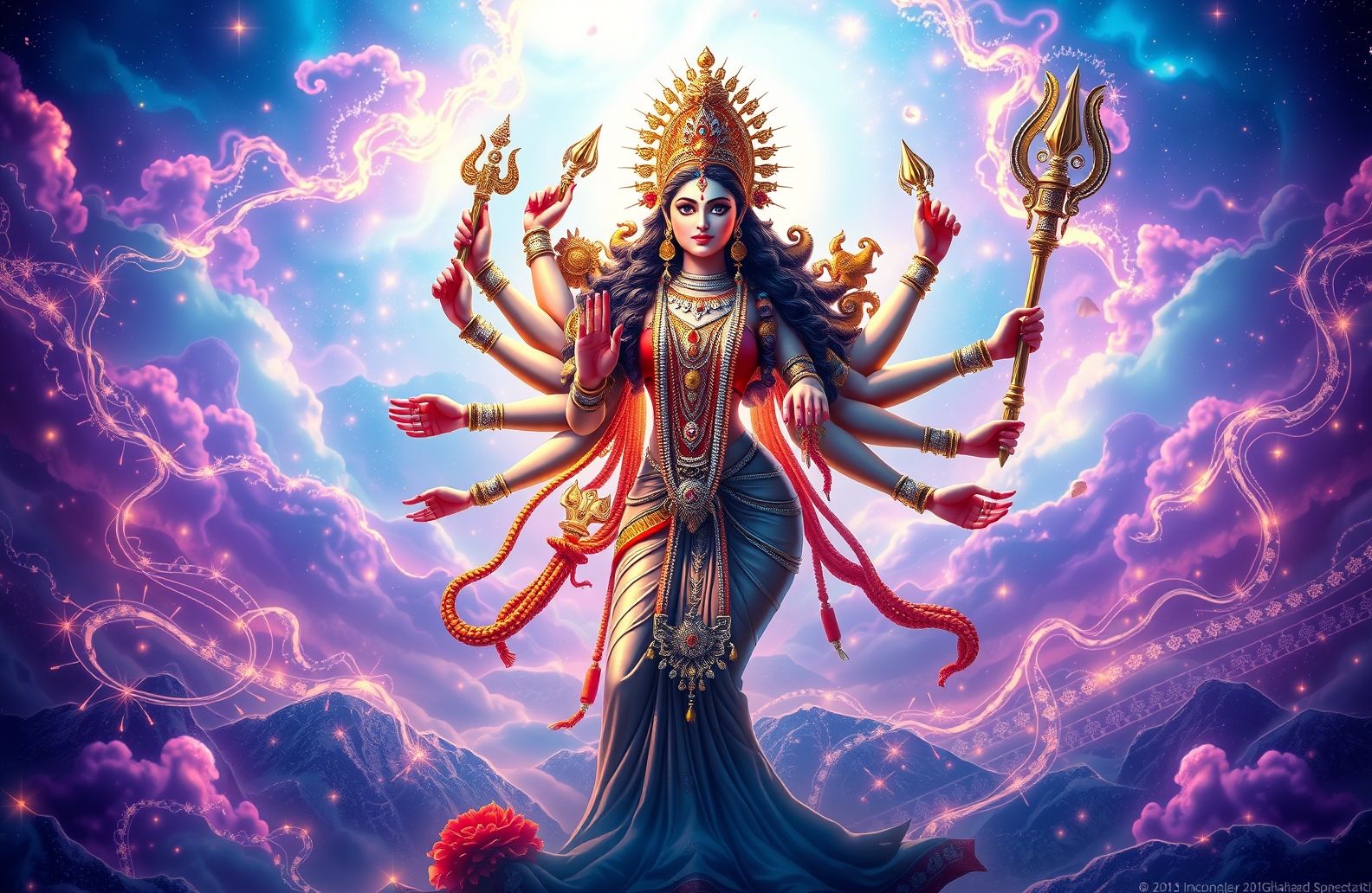 God Durga HD Wallpaper