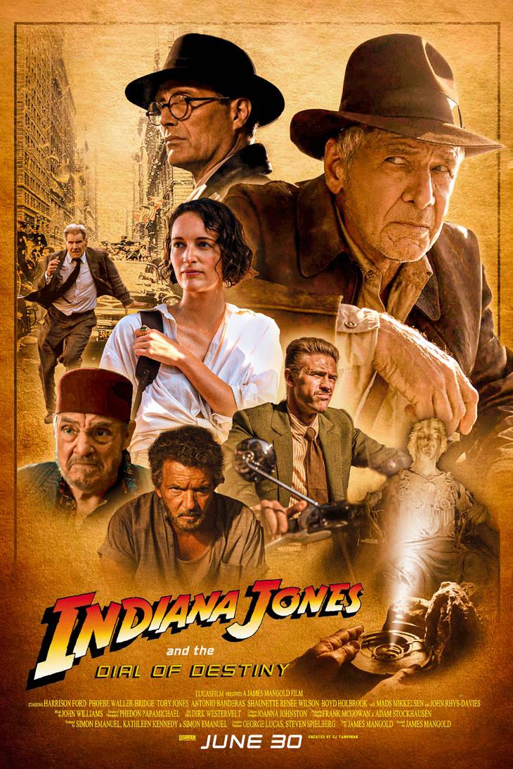 Indiana Jones And The Dial Of Destiny Poster By Ejtangonan On