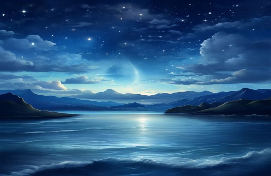 Night Ocean Wallpaper
