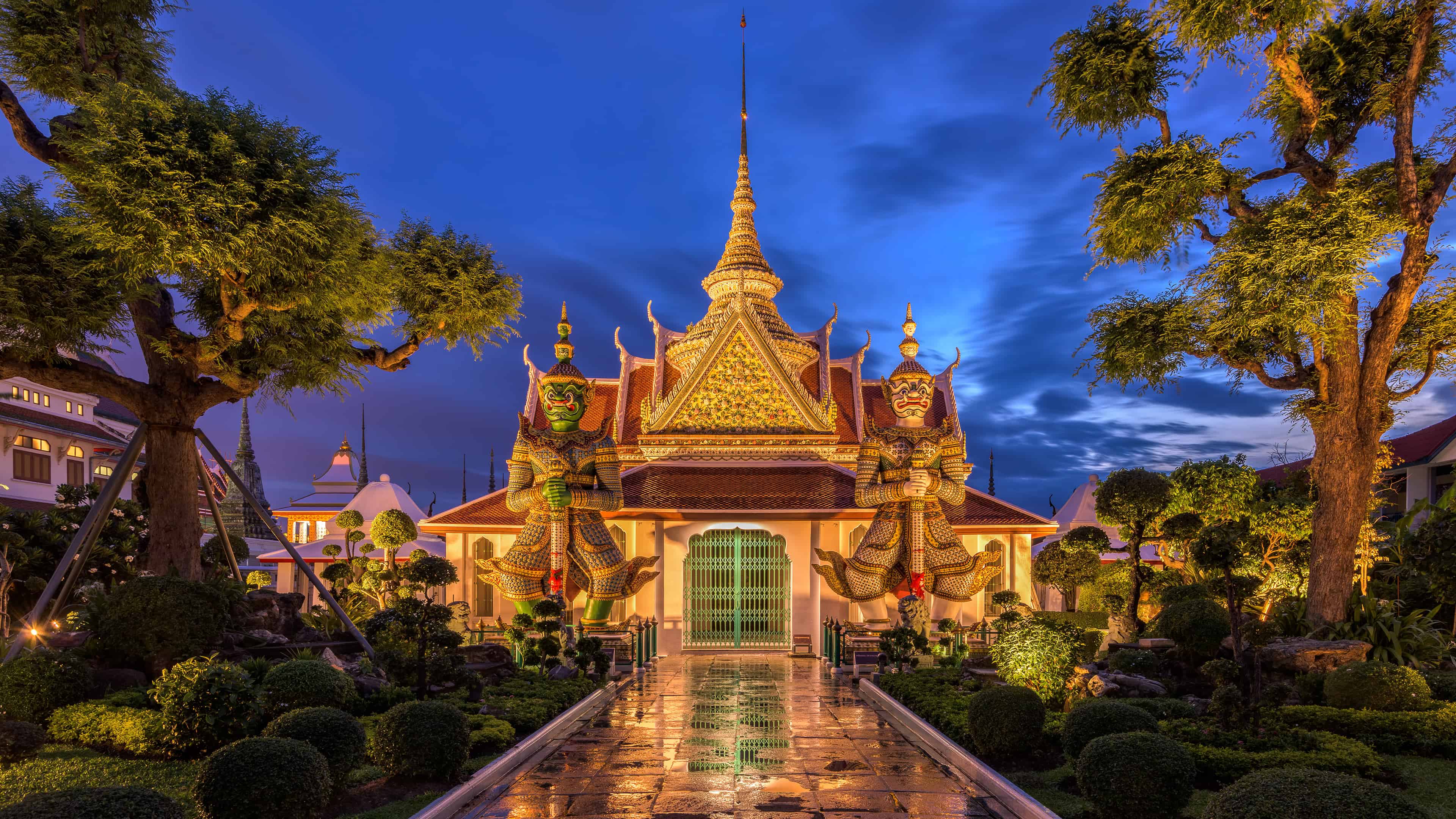 Wat Arun Buddhist Temple Bangkok Thailand UHD 4K Wallpaper Pixelz