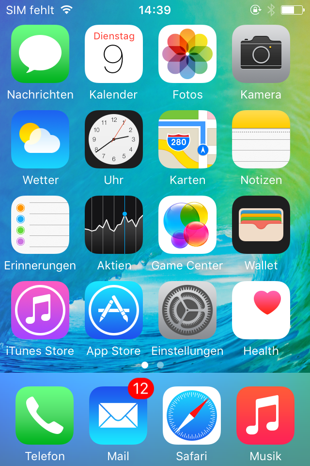 Auf Dem Homescreen Hat Sich Hingegen Wenig Getan Die Icons Erscheinen