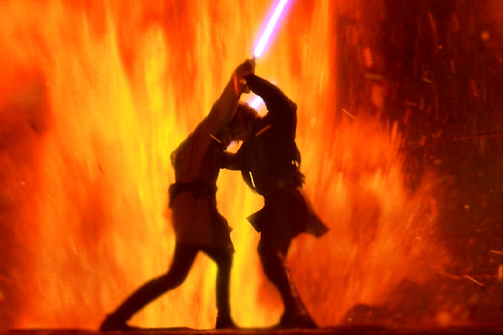 Anakin vs Obi Wan by SithJammies 720x480