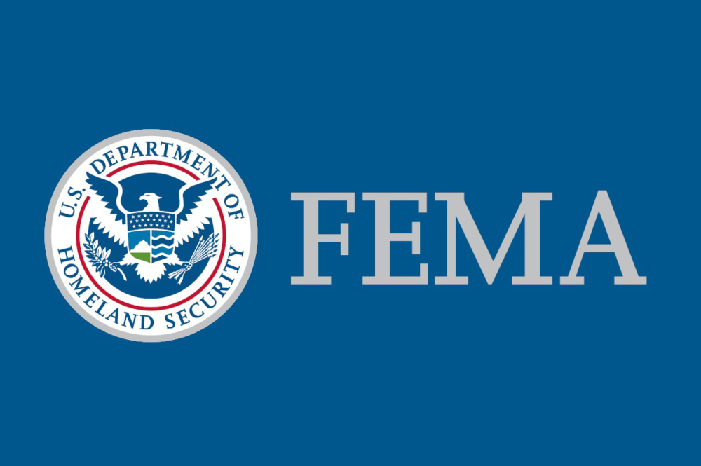 Fema Logo Blue Background Keweenaw