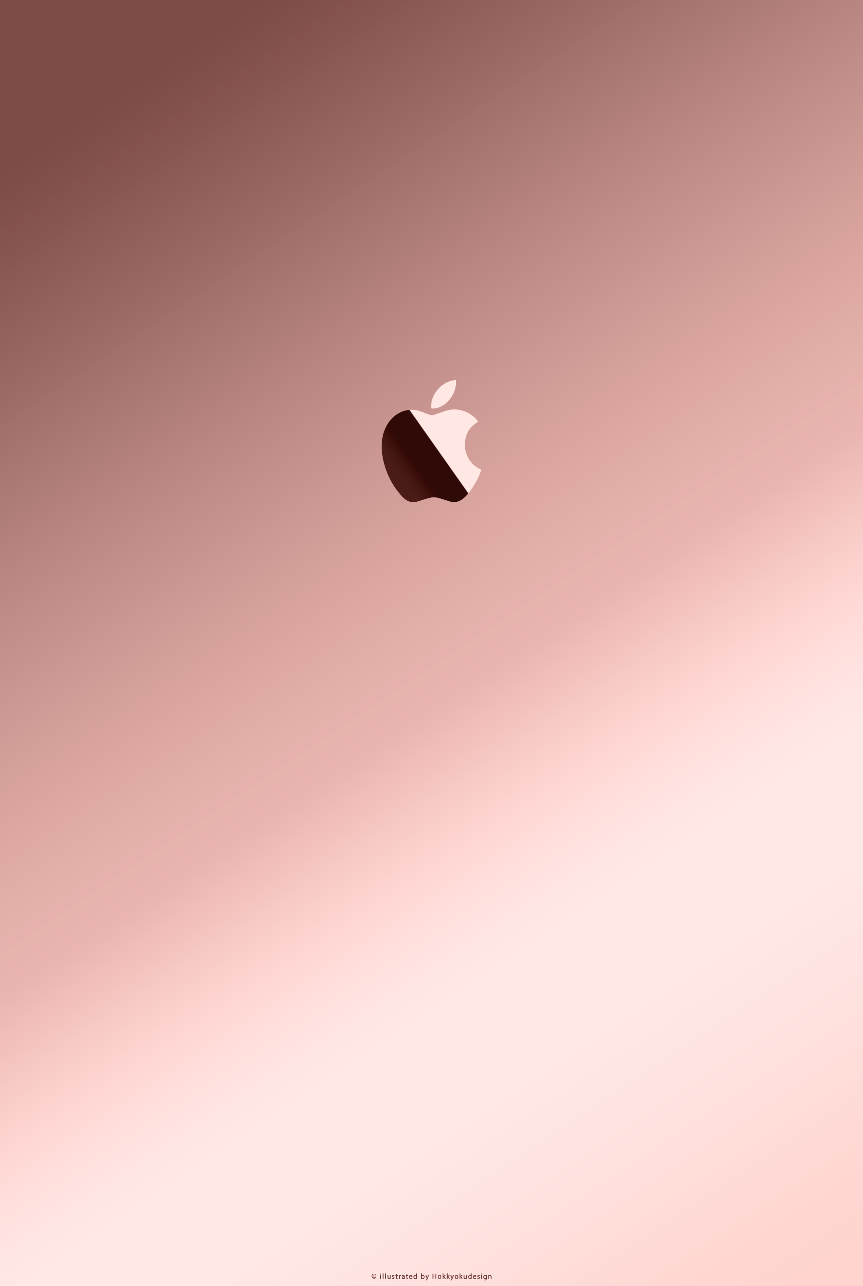 iPhoneiPadRose Gold with Apple3 Rose Gold wallpaper for