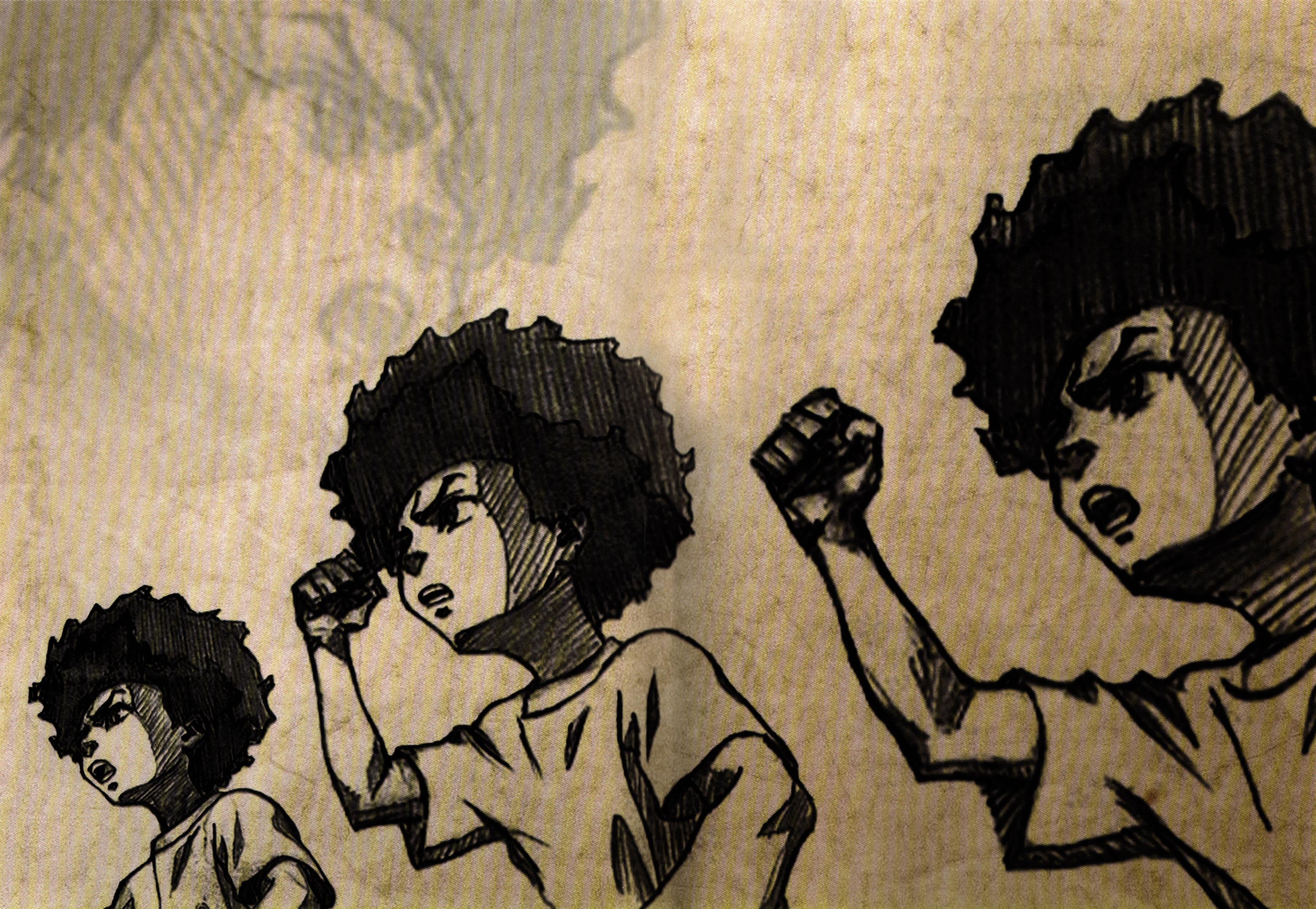 The Boondocks Huey And Riley Fight Ing Gallery