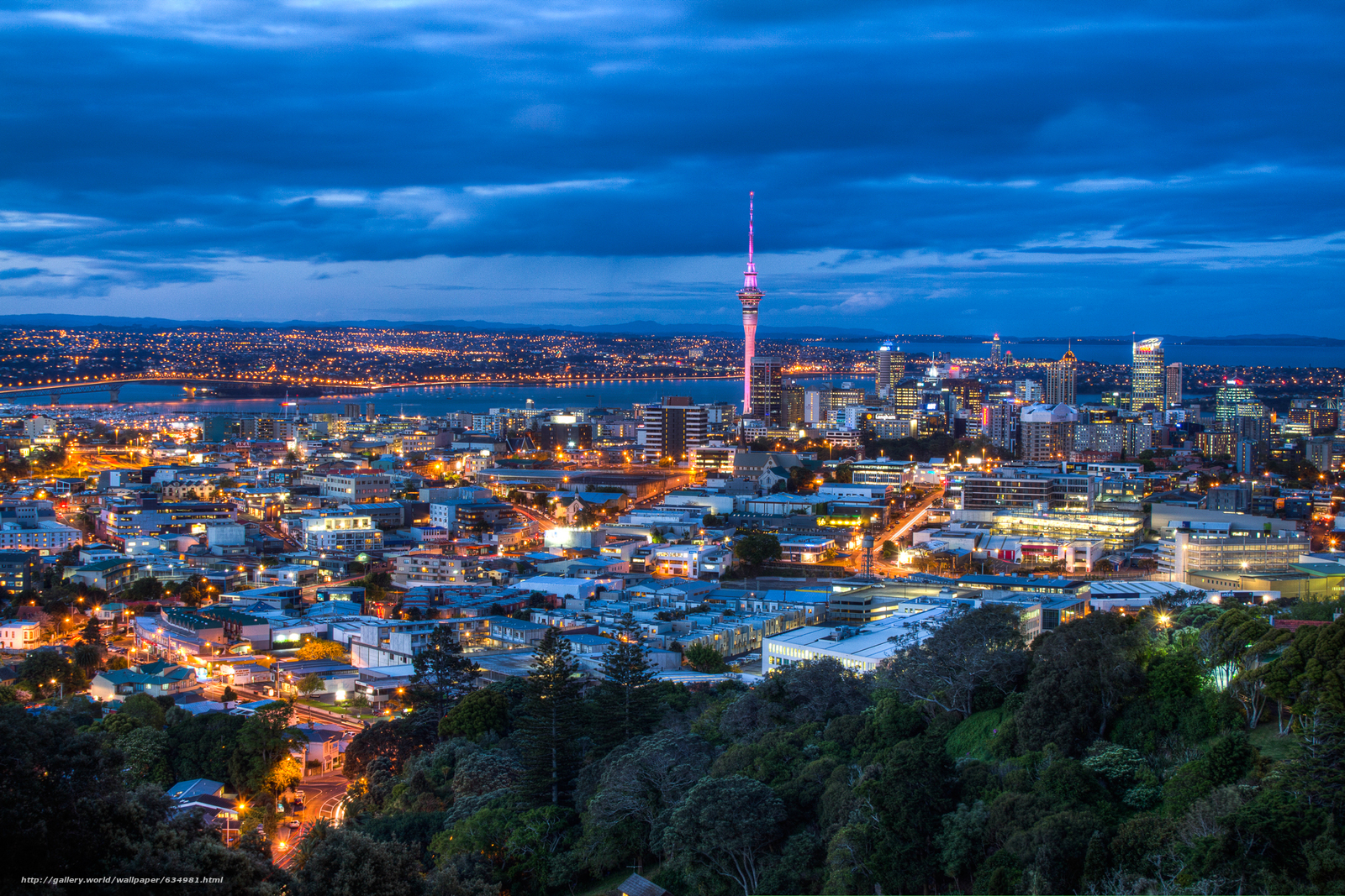 Wallpaper Auckland New Zealand City Desktop