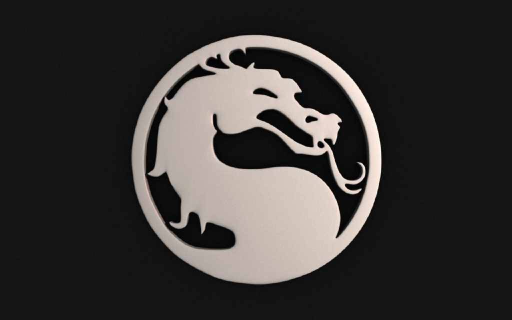 Mortal Kombat dragon logo   Mortal Kombat Wallpaper 1024x640