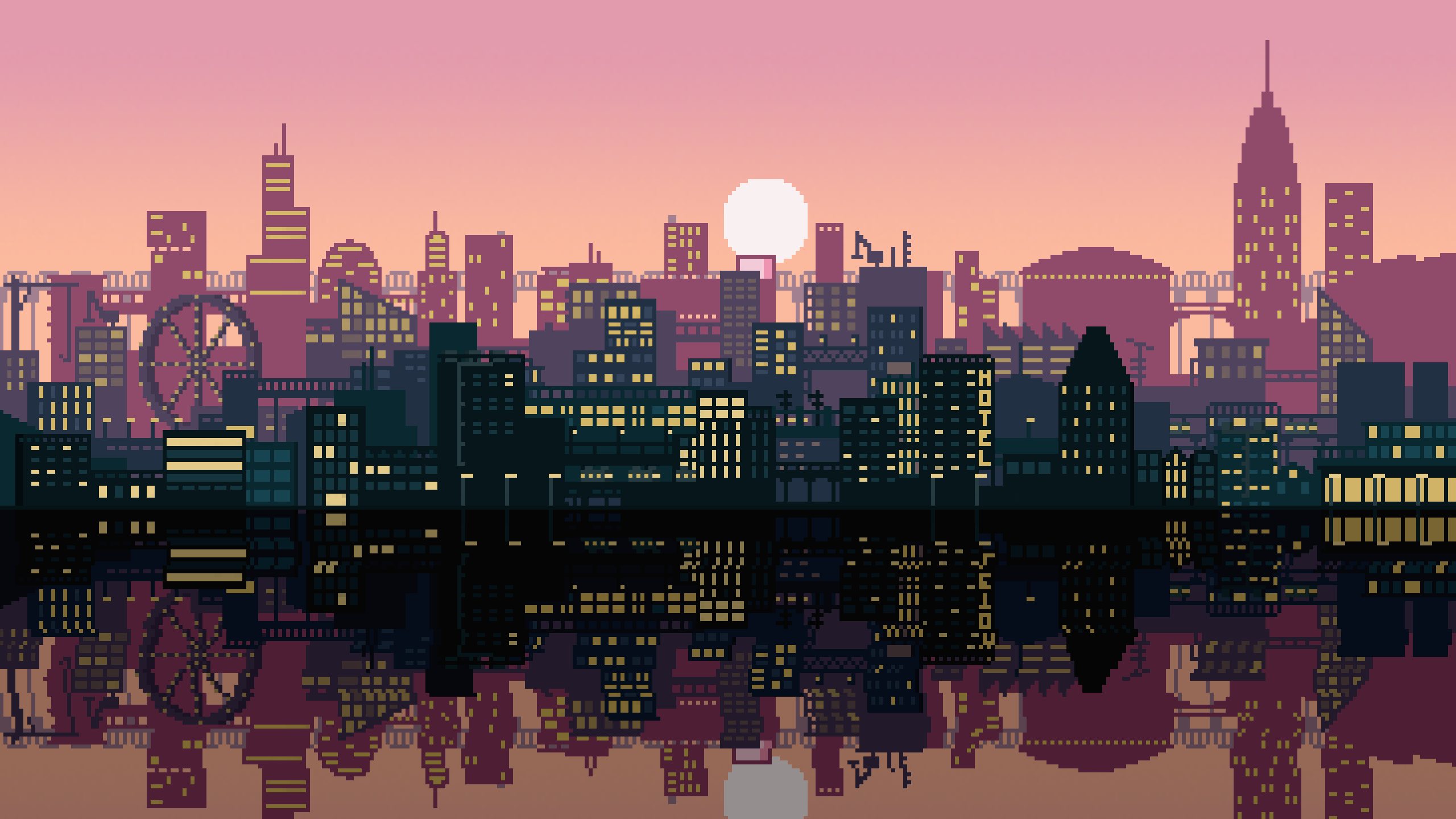 Aesthetic Pixel Art HD Wallpaper