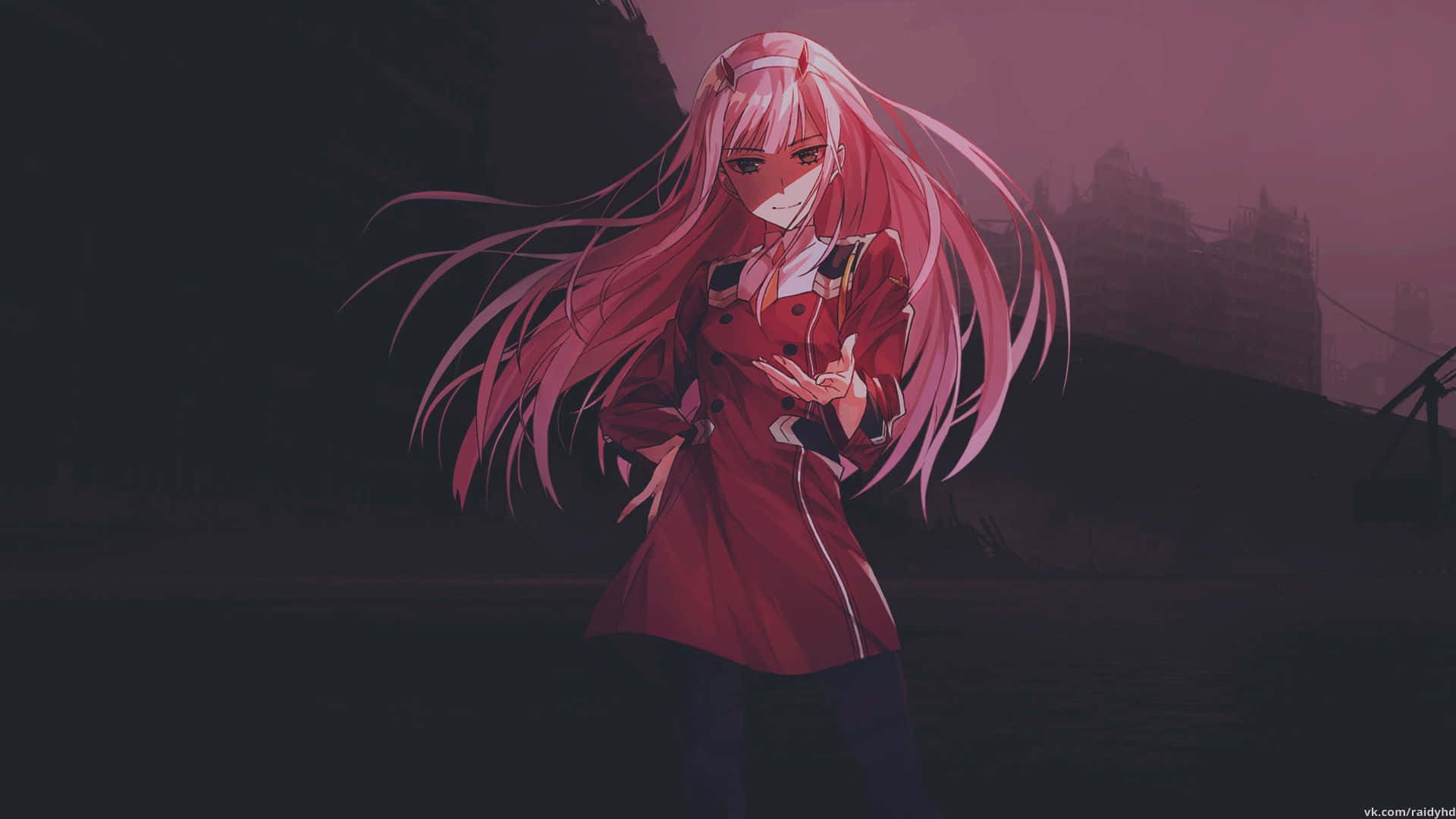 Stay Connected With This Red Aesthetic Anime Laptop Wallpaper