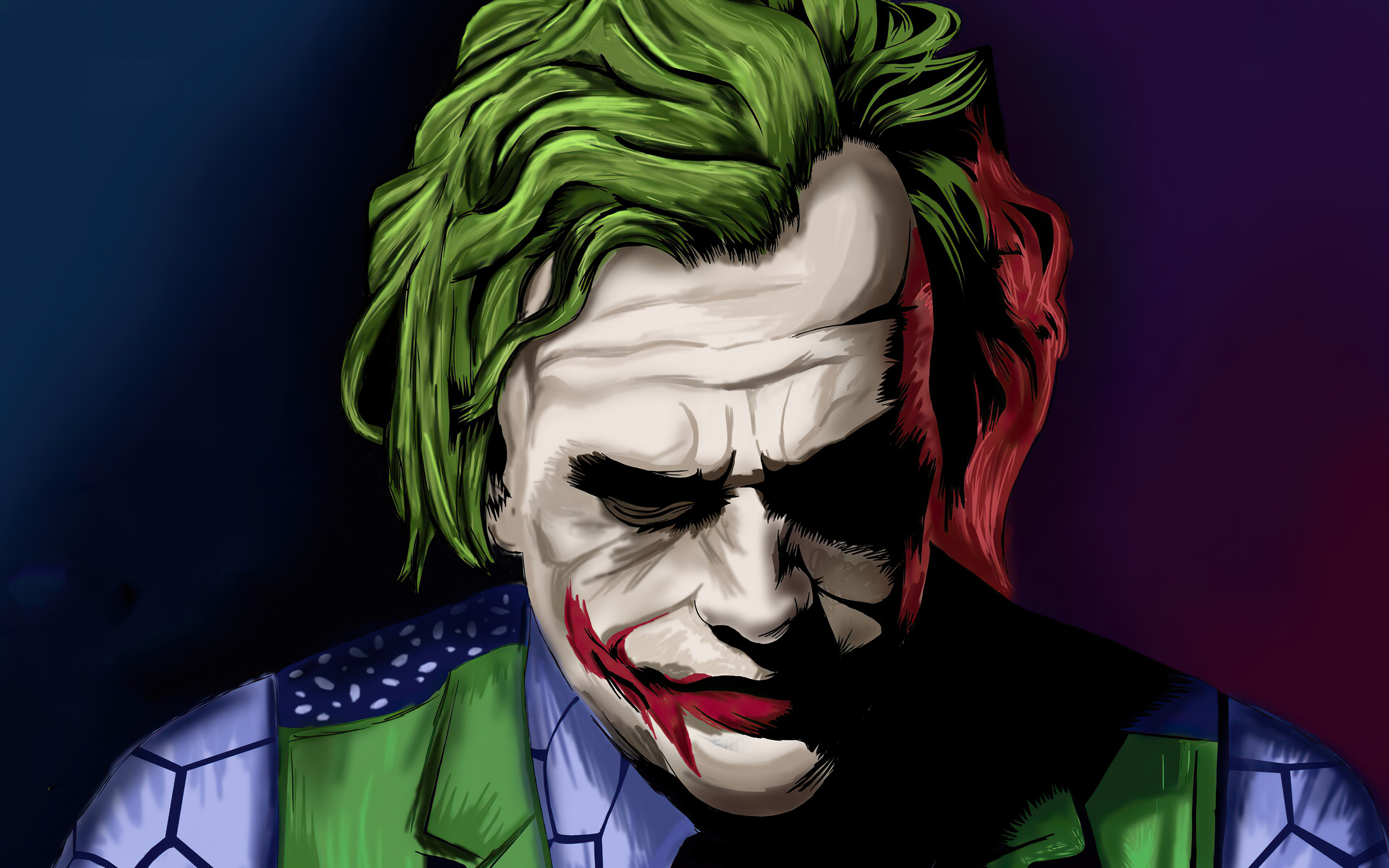 Joker Colorful Artwork 4k Macbook Pro Retina HD Wallpaper