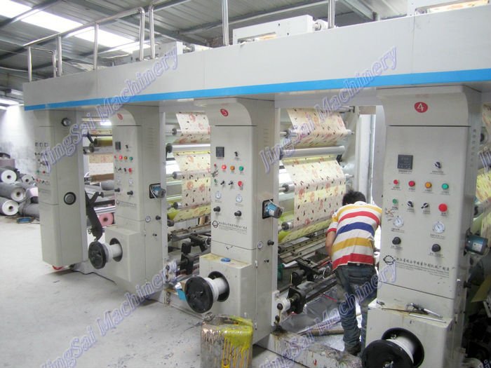 Multicolor Pvc Wallpaper Printing Machine
