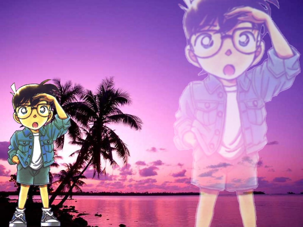Detective Conan Sunset Background Wallpaper S