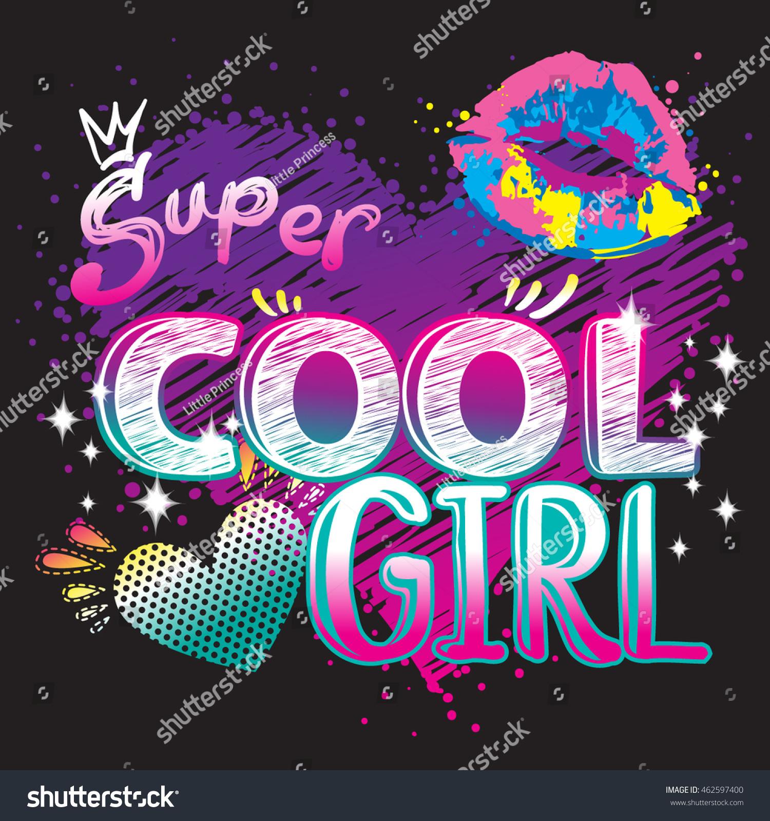 Super Cool Girl Background