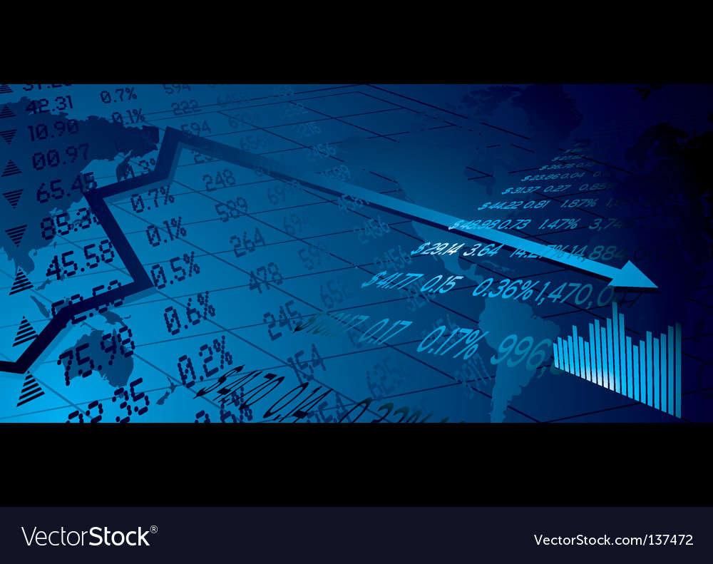 Stock Market Background Royalty Vector Image
