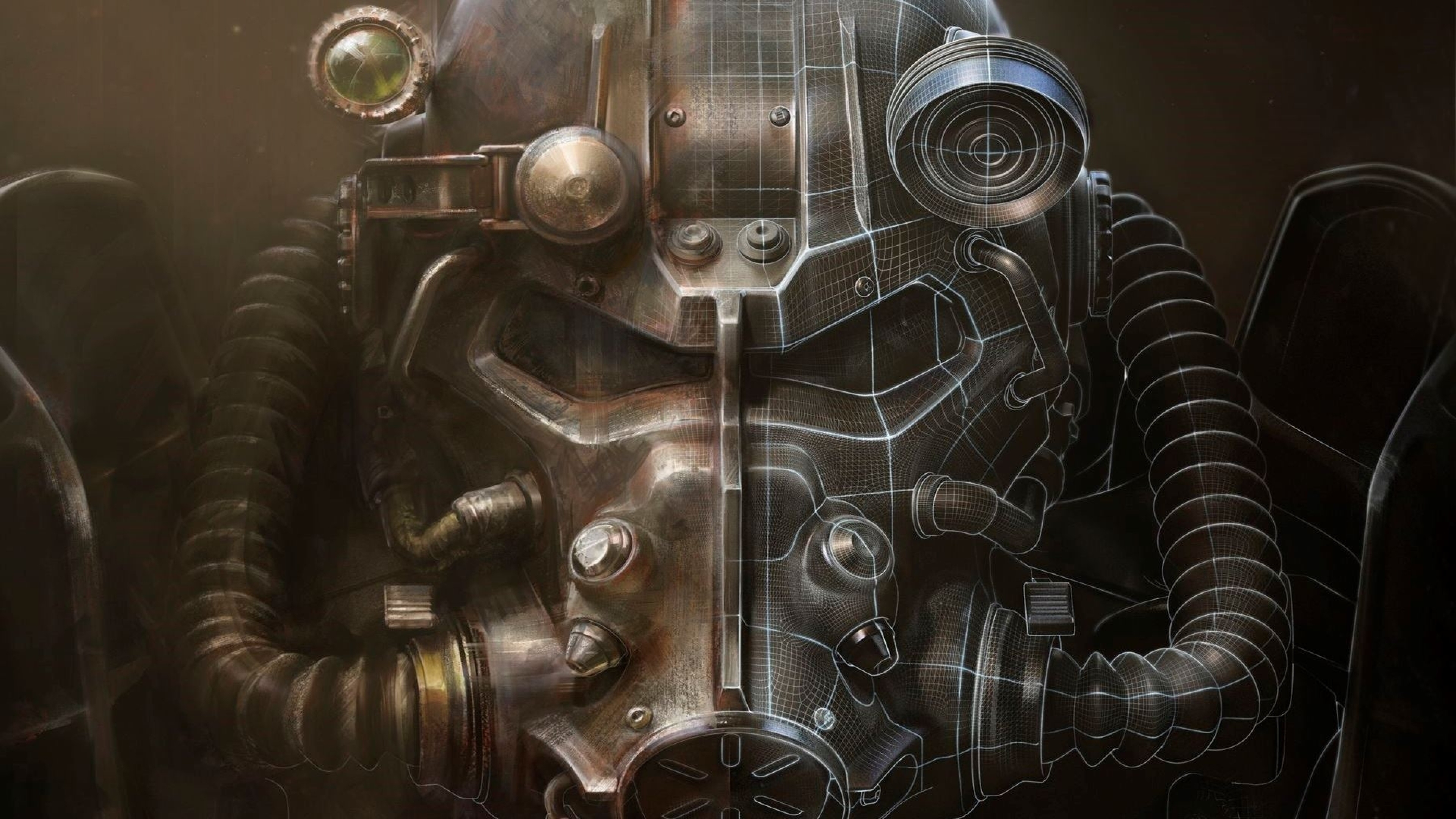 Fallout Bethesda Softworks Armor Wallpaper Background 4k Ultra HD
