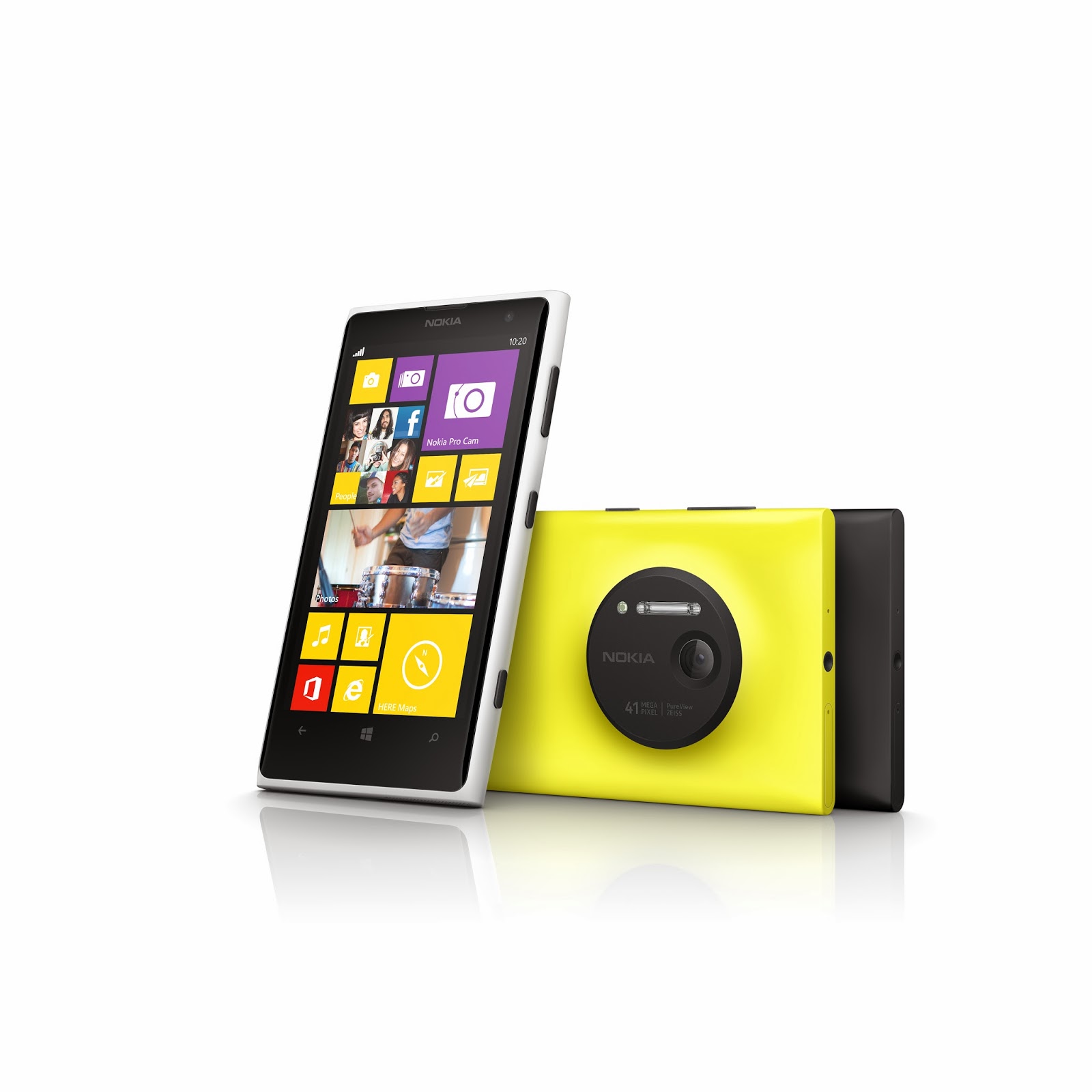 Nokia Lumia HD Wallpaper Yellow White Black Image
